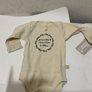 tenth and pine 3-6 months long sleeve snap bottom Grandma’s favorite human